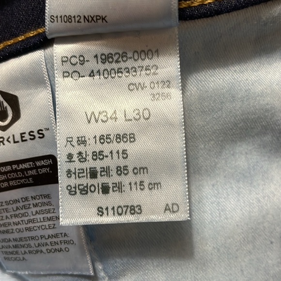 Levi's Levi 311 Shaping Skinny Hypersoft Mid Rise Tummy Slimming Jeans 34 x 30 - Picture 13 of 15